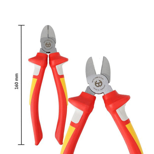 Alicates de corte diagonal WETEC VDE. mango 3-K. 160 mm