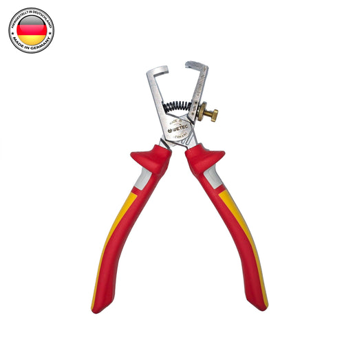 Alicates pelacables WETEC VDE. mango de 3 componentes. 160 mm