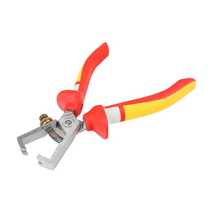 Alicates pelacables WETEC VDE. mango de 3 componentes. 160 mm