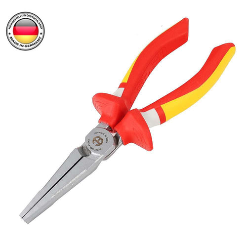 Alicate Punta Plana WETEC VDE. mango 3-K. 160 mm