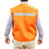 CHALECO GEOLOGO GABARDINA ALASKA C/CINTA NARANJO XL