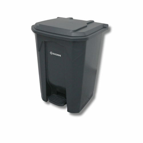 BASURERO PL STICO 50 L CON PEDAL SOIN – GRIS