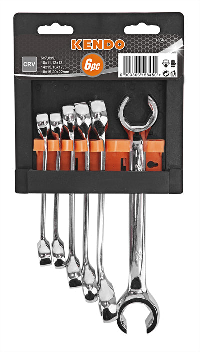 LLAVE ABOCINADA KENDO JGO. 6 PIEZAS - # 15340