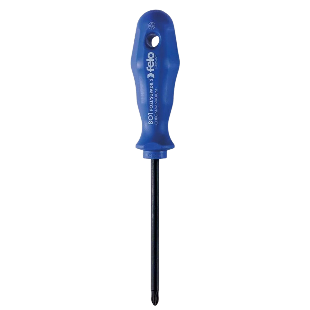 Destornill.cruz pz1 4.5x80mm m/azul (90110210) - FELO