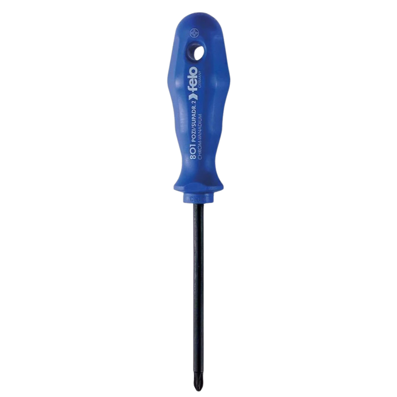 Destornill.cruz pz1 4.5x80mm m/azul (90110210) - FELO