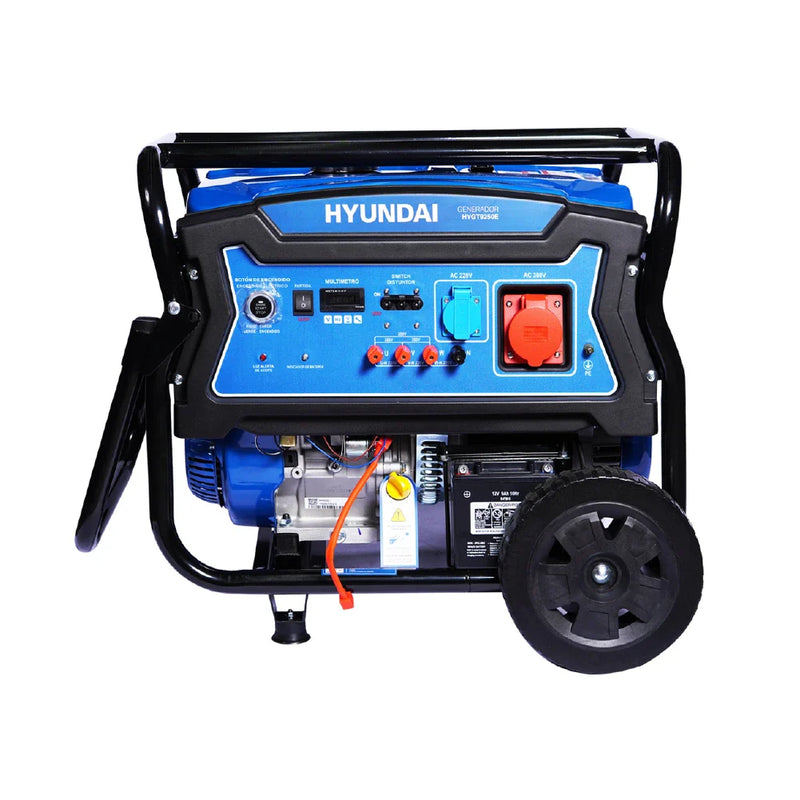 GENERADOR GASOLINA 6.5KW TRIFÁSICO - HYUNDAI