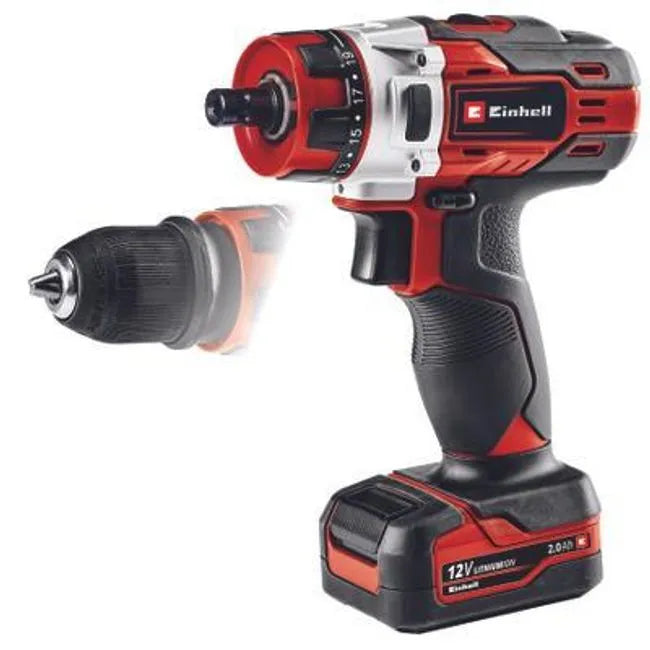 Taladro inalambrico #te-cd 12/1 x-li (4513592) - EINHELL