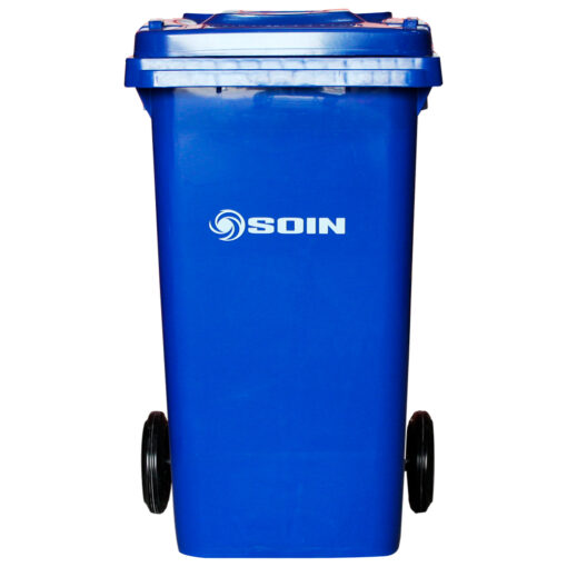CONTENEDOR DE BASURA CON RUEDAS AZUL 240 LTS.