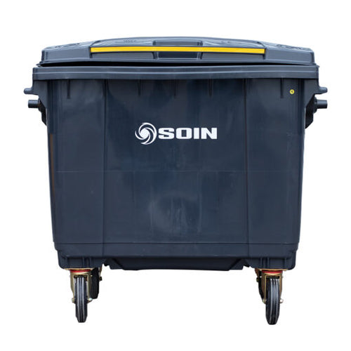 CONTENEDOR DE BASURA CON RUEDAS GRIS 660 LTS.
