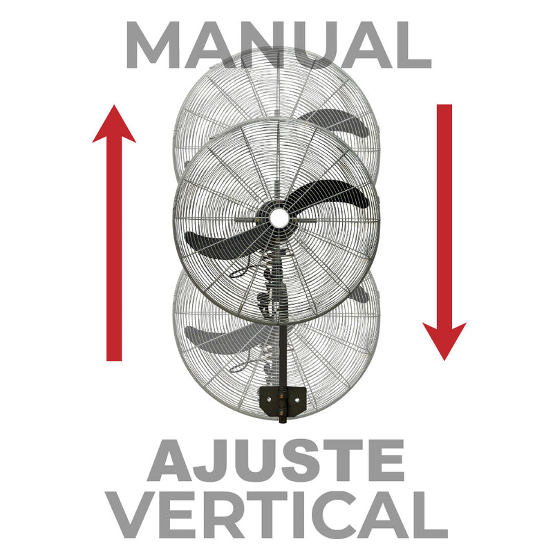 VENTILADOR INDUSTRIAL DE PARED 30 PULGADAS