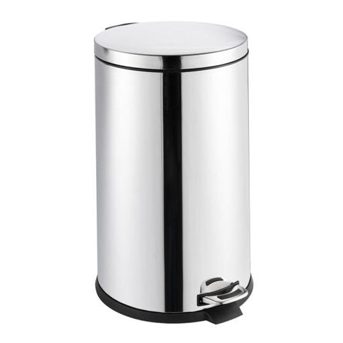 BASURERO ACERO INOXIDABLE CIERRE SUAVE 40 LTS SOIN