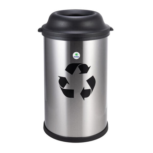 BASURERO ACERO INOXIDABLE 50 LTS SOIN