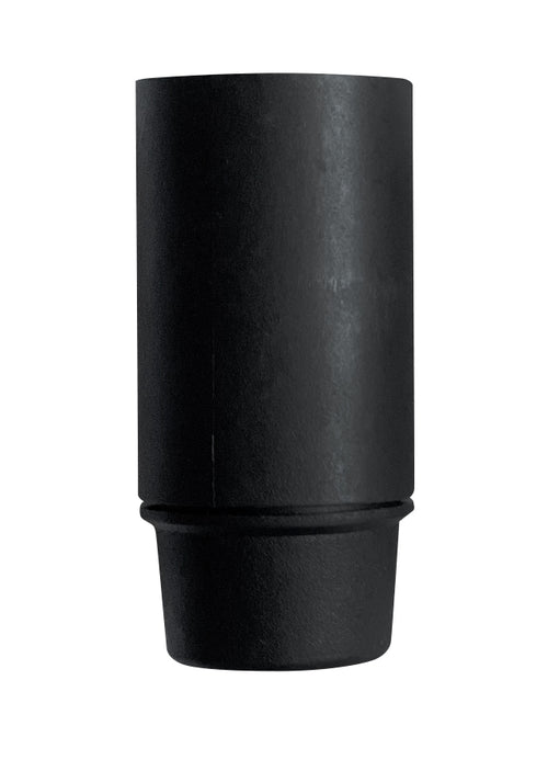 Portalampara E14 plastico bornera Negro