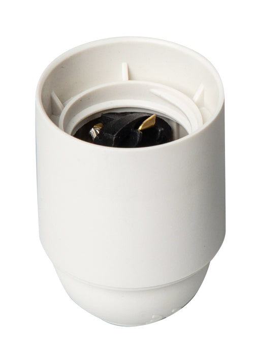 Portalampara plastico presion Blanco