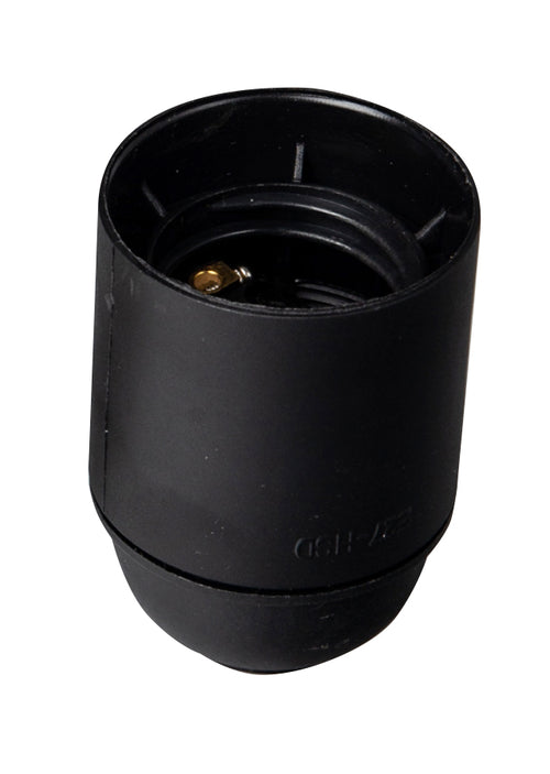 Portalampara plastico presion Negro
