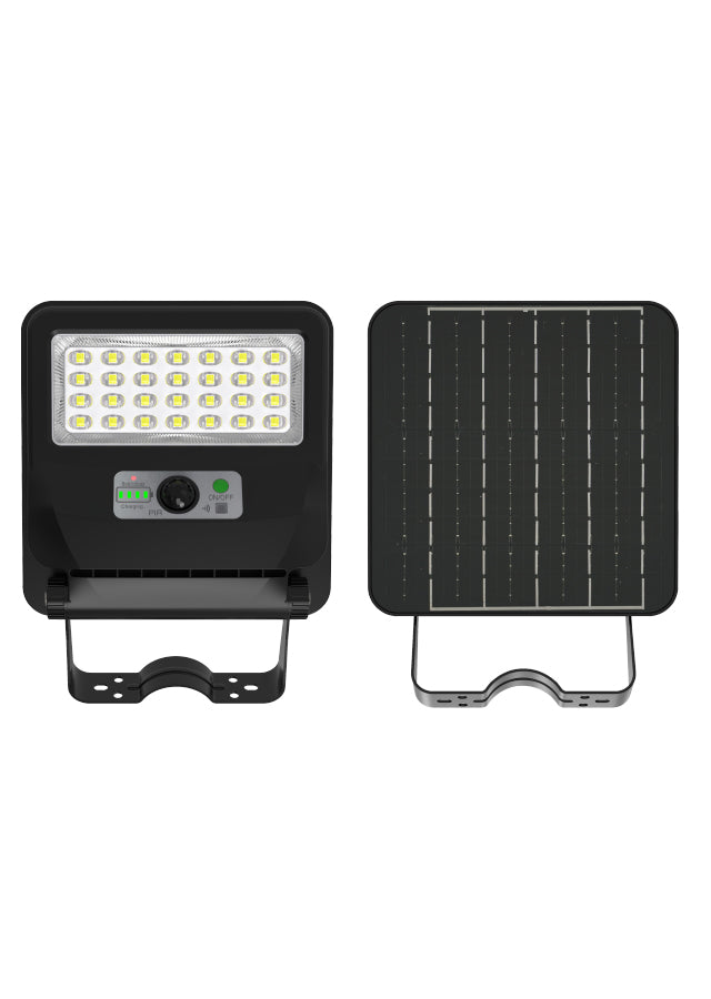 Proyector solar panel incorporado con sensor y control remoto 6W
