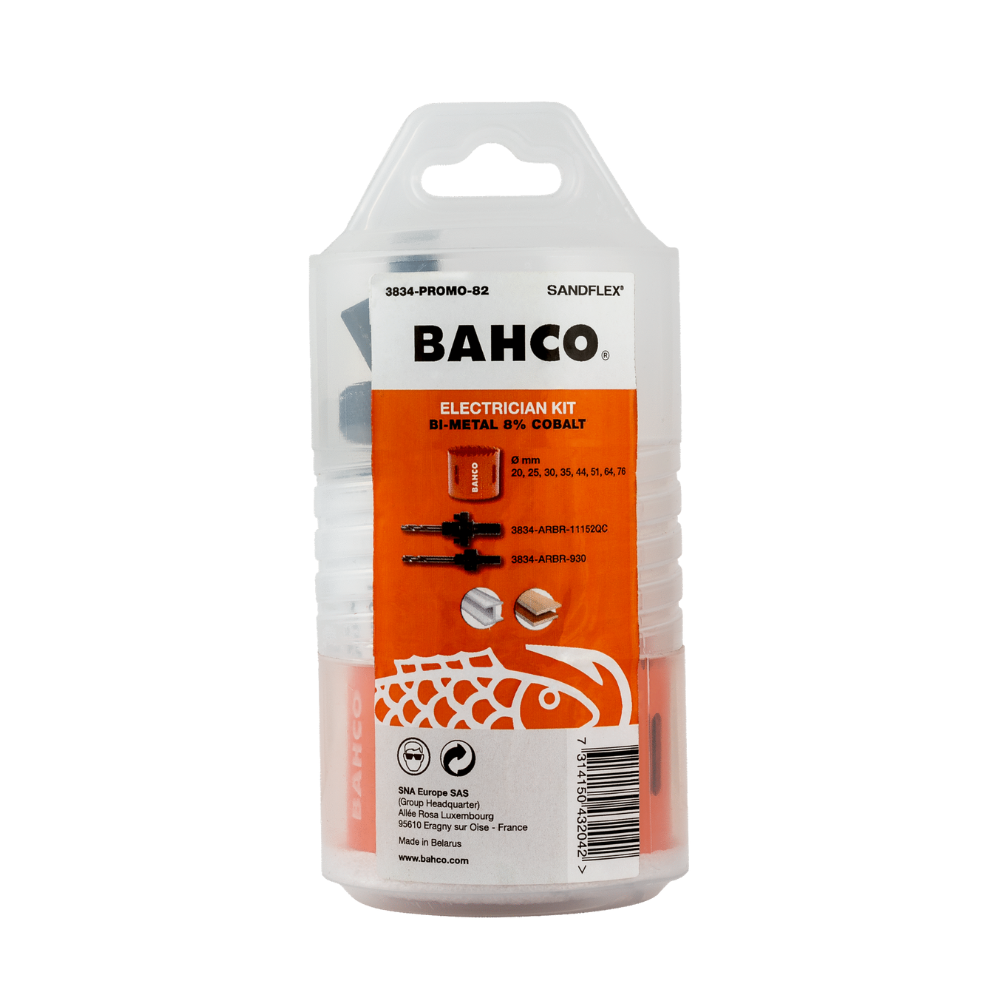 JGO DE SIERRA COPAS BI-METAL SANDFLEX 20MM-76MM 38 BAHCO
