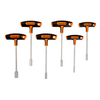 Juego 6 Desatornilladores Hexagonales tipo T BAHCO (5 a 13mm)