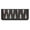 Juego de Dados con puntas para TORX® (estrella) y Phillips de 1/2" BAHCO