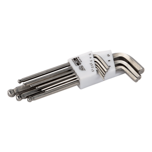 Juegos Llaves Allen 9 Piezas Punta Bolas BAHCO acero inoxidable martensitico dureza 50 – 55 HRC