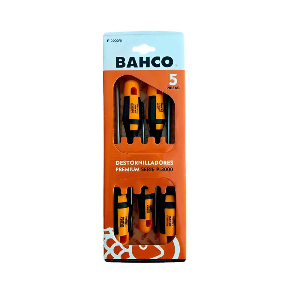 Juego Atornilladores 5 Piezas BAHCO