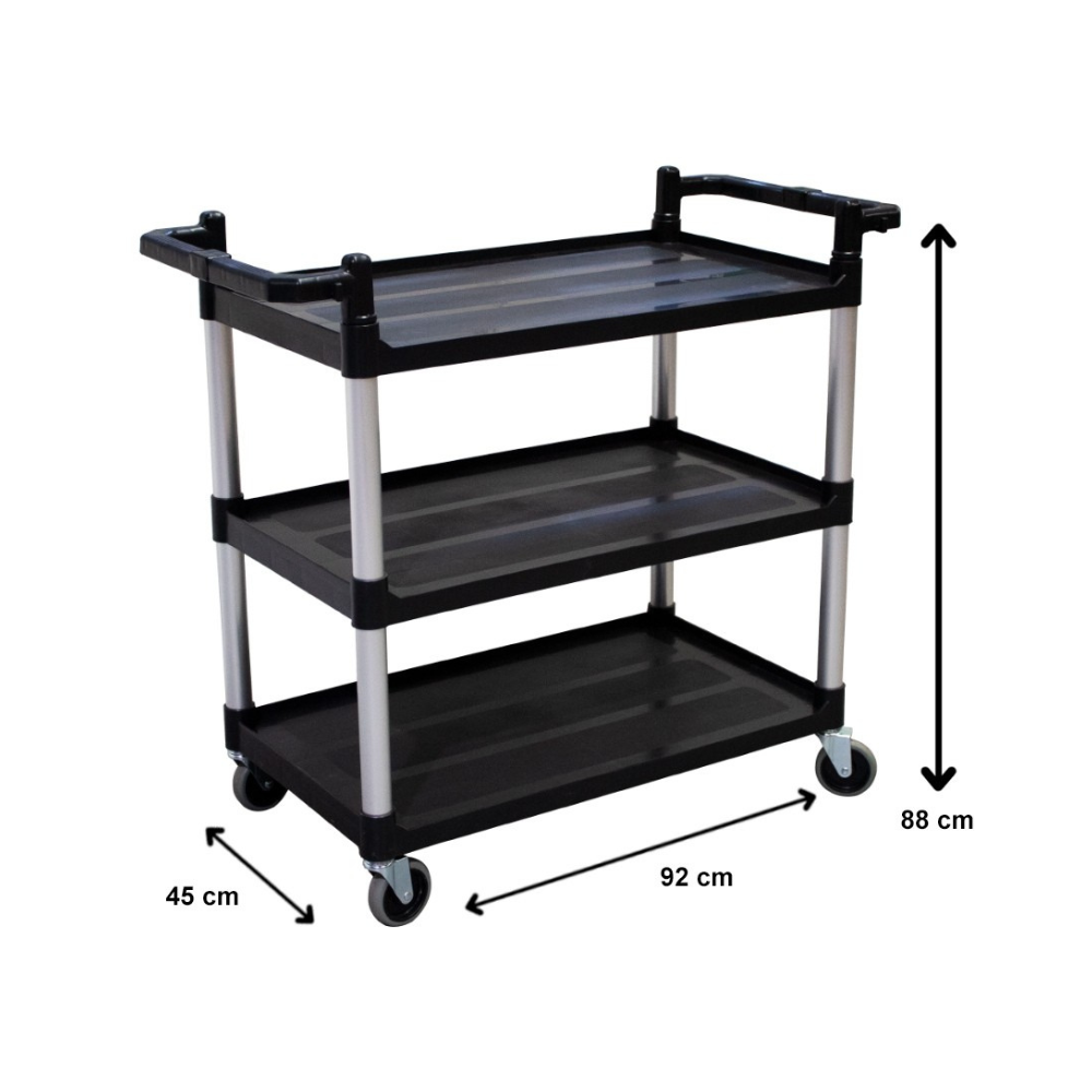 CARRO NEGRO – 70KG – 92x45x88cm