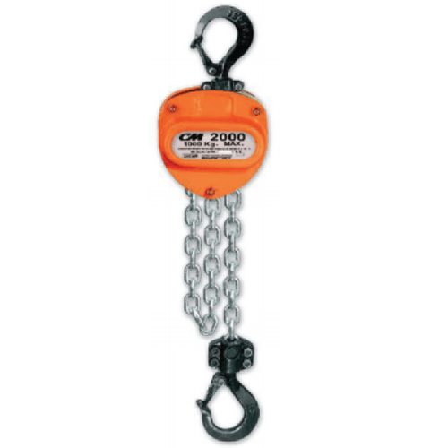 TECLE DE CADENA LIMIT. 20 TON. x 6 MTS. C.M.