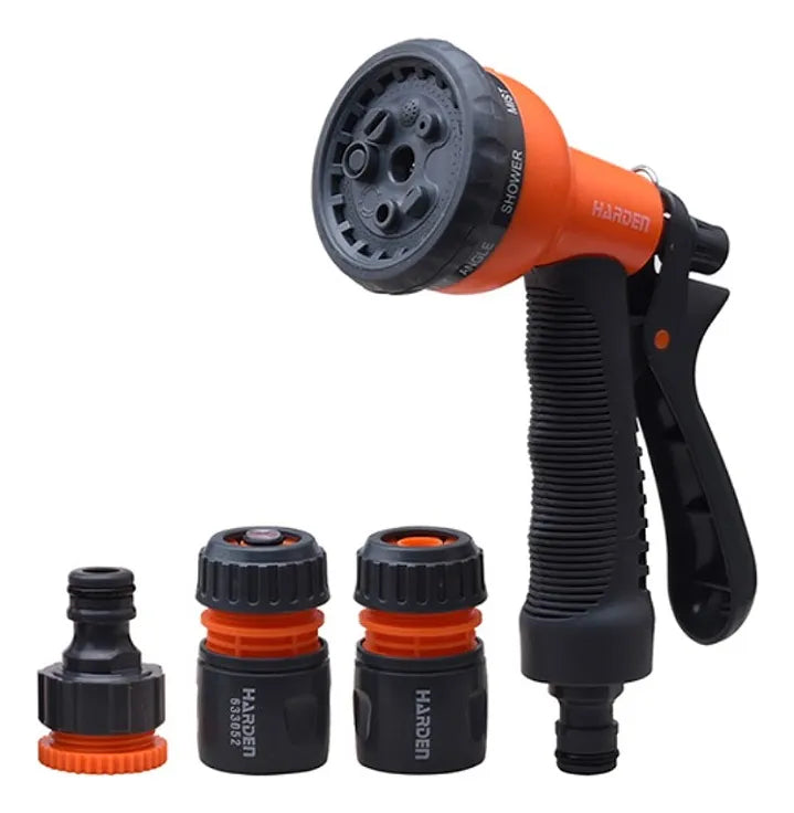 Set de riego 4 piezas pistola de riego Harden