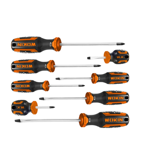 Juego Destornilladores 3×75. 5.5×100. 6.5×150. 6.5x38mm PH0x75. PH1x100. PH2x150. PH2x38mm 8 piezas Wokin