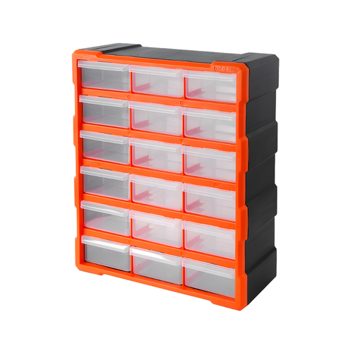 ORGANIZADOR TACTIX #320634 PLAST.- 47.5 x 38.5 x 16.2 CM- 18 CAJAS