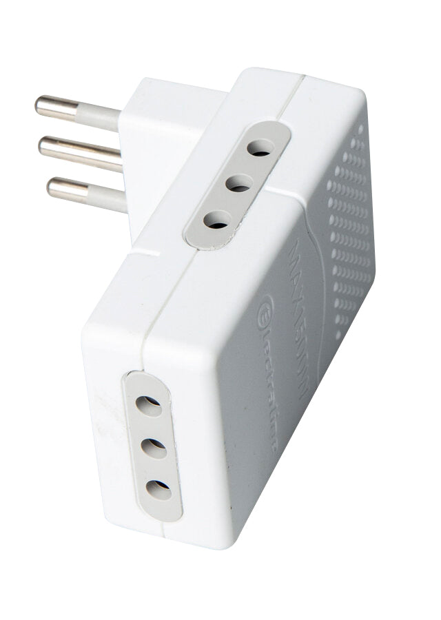 Adaptador Triple salvaespacio Blanco