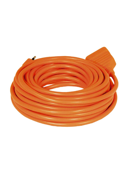 Alargador profesional 2P+T 10A 250V, 10 mts, naranja Naranjo
