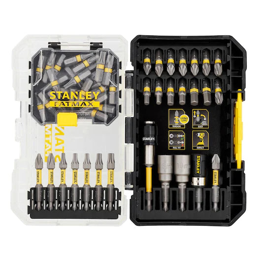 Jgo brocas impacto 55 pz (sta88559-xj) - STANLEY