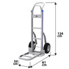 CARRO ALUMINIO BANDEJA PLEGABLE 200 KG