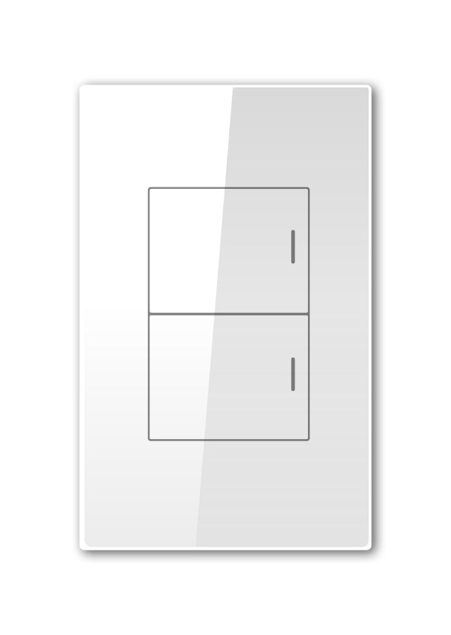 Interruptor inteligente 2 posiciones Blanco