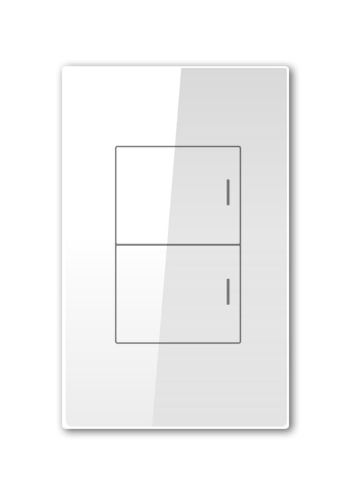 Interruptor inteligente 2 posiciones Blanco