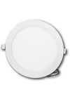 PL led redondo, embutido 6W, luz fria
