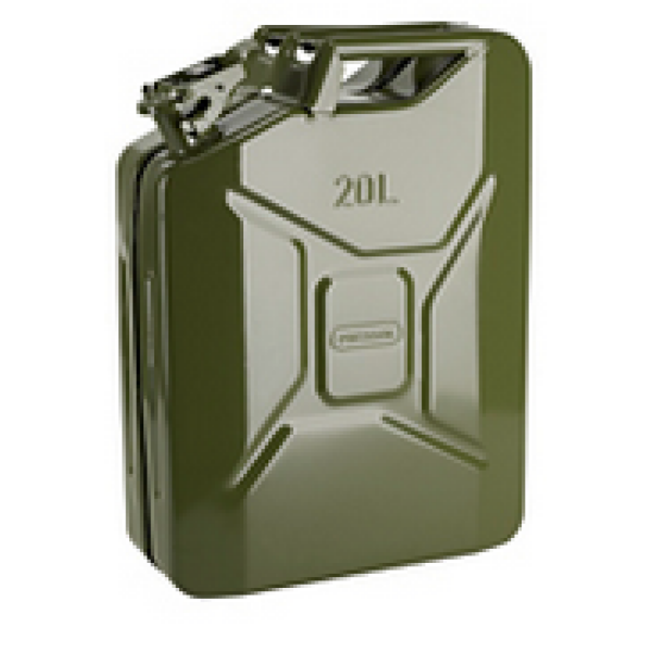 BIDÓN METÁLICO 20 LTS. VERDE MILITAR