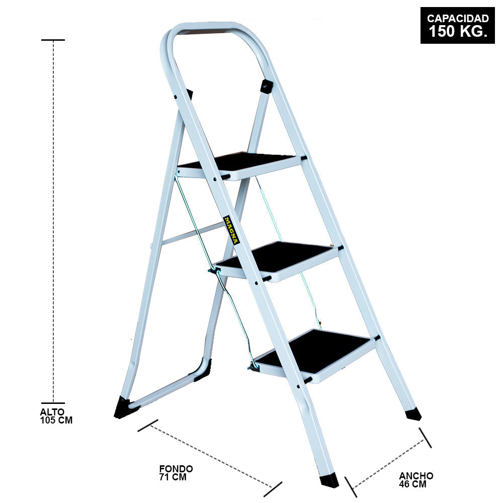 PISO ESCALERA PLEGABLE 3P PROFESIONAL