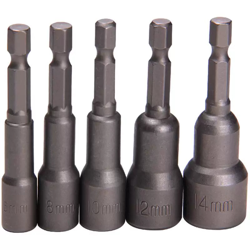 SET 5 PIEZAS DADOS MAGNETICOS 14MM X65MM