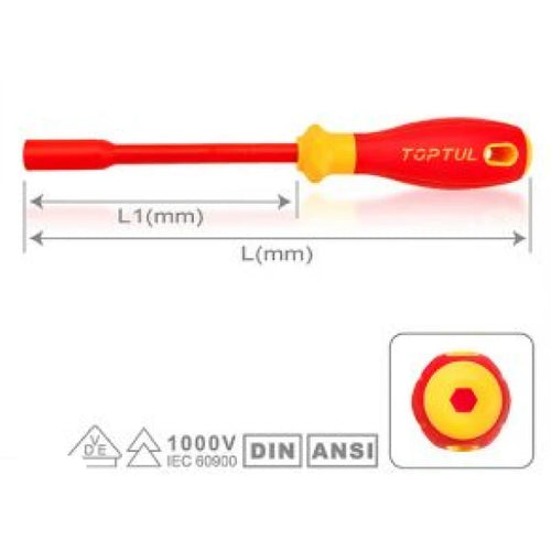 ATORNILLADOR HEXAGONAL AISLADO 9.0 MM
