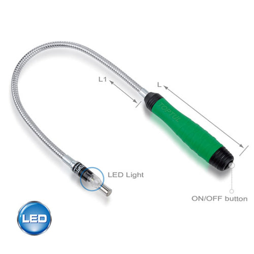 IMAN FLEXIBLE CON LUZ LED