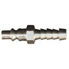 Racord macho 1/4x1/4 espiga (736bk) - MILTON