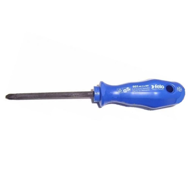 Destornill.cruz pz3 8.0x150mm m/azul (90130510) - FELO