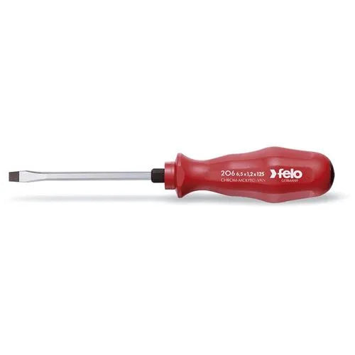Destornill.plano 12x200mm hexag. m/rojo (20612090) - FELO