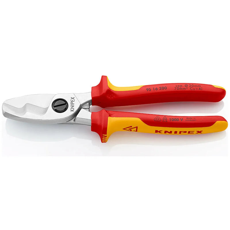 Corta cables filo doble 1000v. (9516200) - KNIPEX