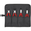 Jgo. 4 alicates p/seguros int./ext. (1956) - KNIPEX