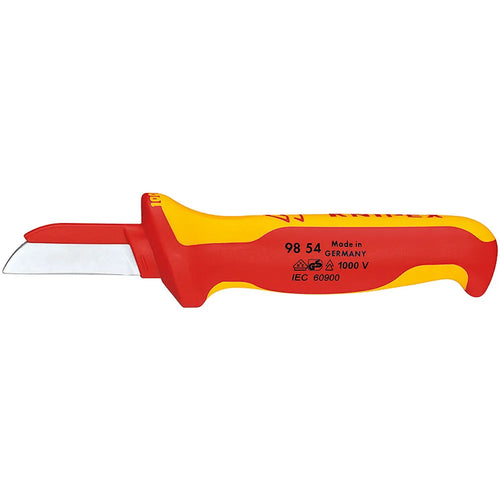 Cuchillo recto p/cable 1000v. (9854) - KNIPEX