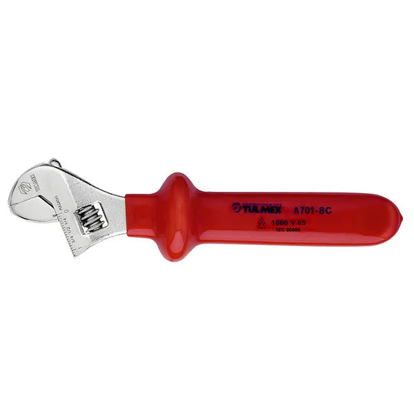 Llave francesa 10 cromada aislada (a701-10c) - TULMEX
