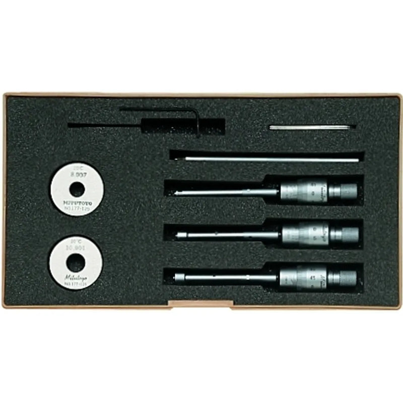 Jgo. micrometros int. 6 - 12 mm. (368-911) - MITUTOYO